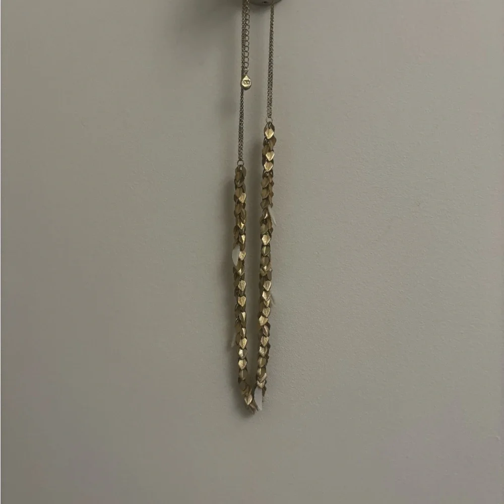 Stylish Gold Leaf Necklace